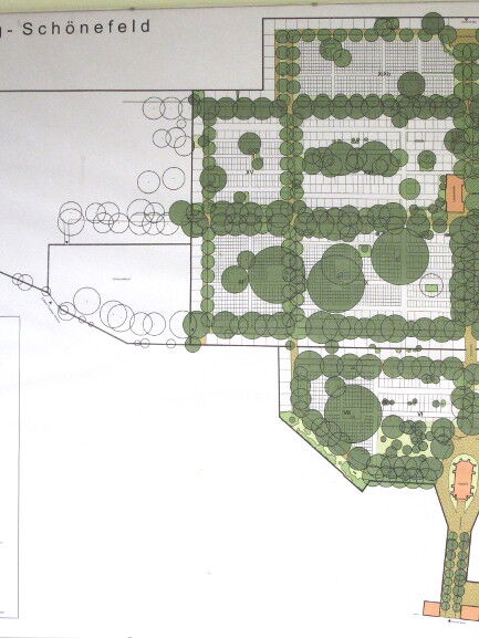 Lageplan des Friedhofes